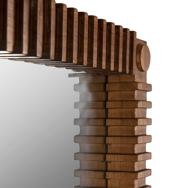 Noir Rift Mirror - Modern Sculptural Design with Reflective Clarity for Stunning Home Décor Enhancements Clear Coat Flat AE-324T