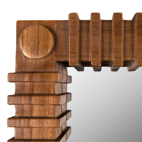 Noir Rift Mirror - Modern Sculptural Design with Reflective Clarity for Stunning Home Décor Enhancements Clear Coat Flat AE-324T