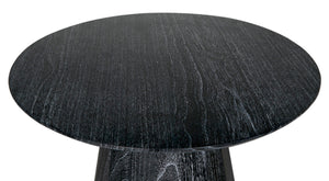 Noir Harlow Coffee Table - Elegant Cinder Black Mindi Wood Design for Modern Living Spaces & Style AE-336CB