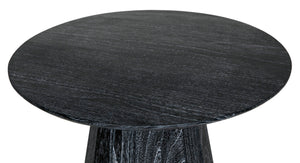 Noir Harlow Coffee Table - Elegant Cinder Black Mindi Wood Design for Modern Living Spaces & Style AE-336CB