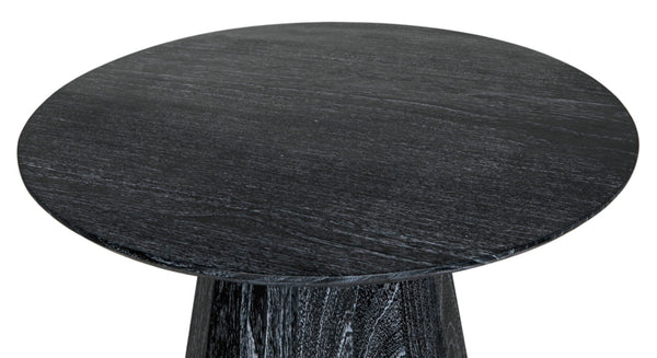 Noir Harlow Coffee Table - Elegant Cinder Black Mindi Wood Design for Modern Living Spaces & Style AE-336CB