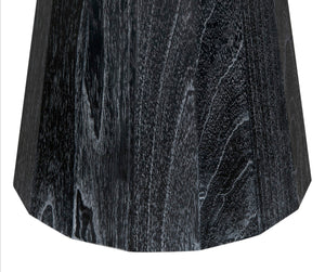 Noir Harlow Coffee Table - Elegant Cinder Black Mindi Wood Design for Modern Living Spaces & Style AE-336CB