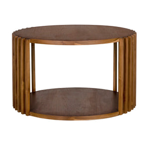 Noir Roderick Table, Teak - Timeless Cocktail Table with Organic Beauty for Stylish Living Spaces & Patios AE-344T