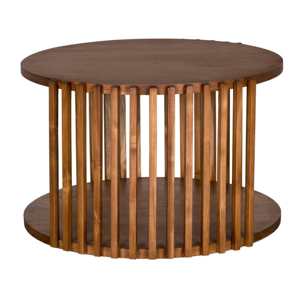 Noir Roderick Table, Teak - Timeless Cocktail Table with Organic Beauty for Stylish Living Spaces & Patios AE-344T