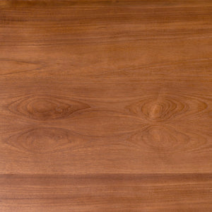 Noir Mandrake Desk - Premium Teak Workspace with Brass Accents, Timeless Design for Home & Office Use AE-346T