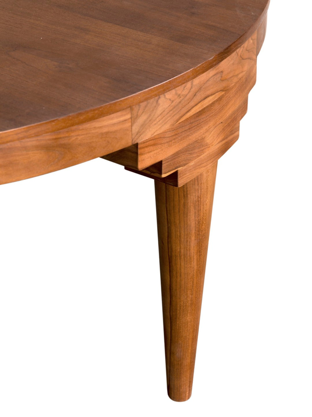 Noir Davis Dining Table: Elegant Teak Round Centerpiece for Stylish Dining, Easy Care, and Timeless Appeal AE-356T