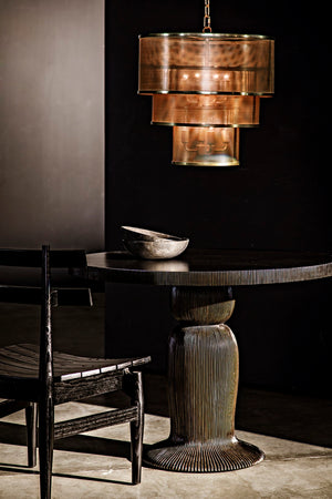 Noir Azumi Chair - Eastern-Inspired Charcoal Black Accent Seat for Dining & Living Spaces, Timeless Design AE-73CHB