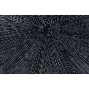 Noir Yuhuda Coffee Table, Cinder Black - Urban Modern Centerpiece with Durable Mindi Wood for Stylish Living AE-80CB