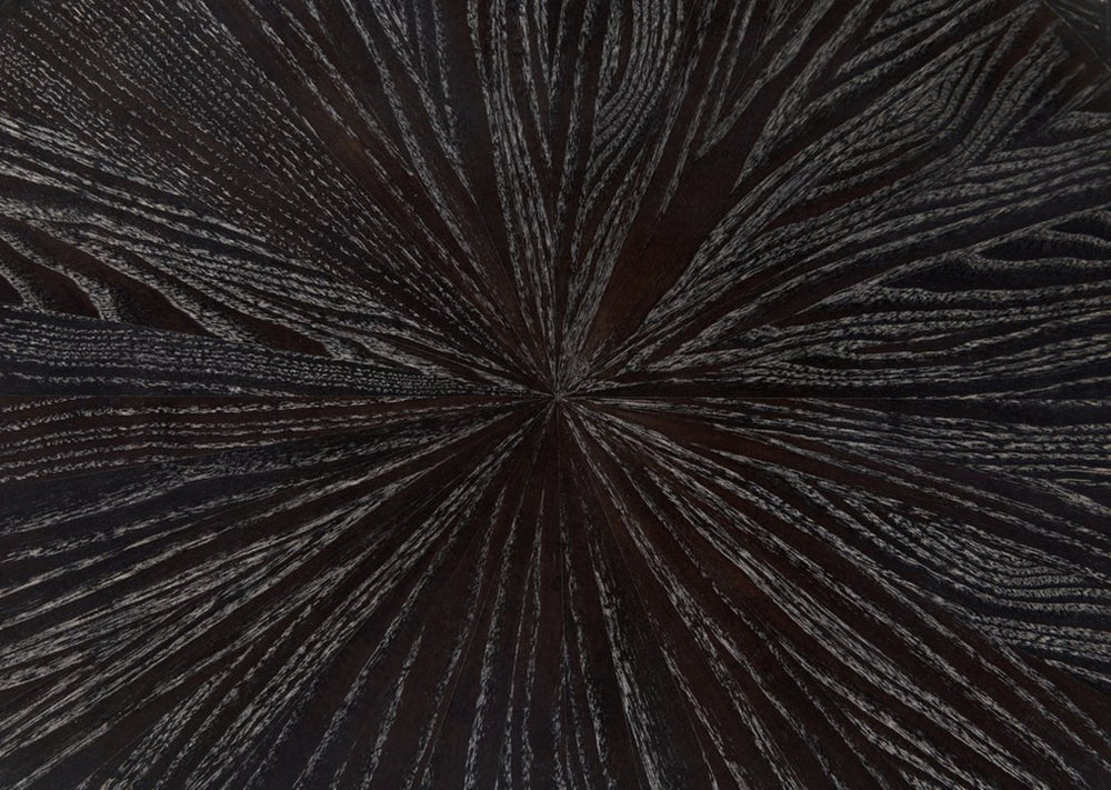 Noir Yuhuda Small Side Table - Artisan-Crafted Mindi Wood with Sombre Finish for Stylish Living Spaces AE-81SR