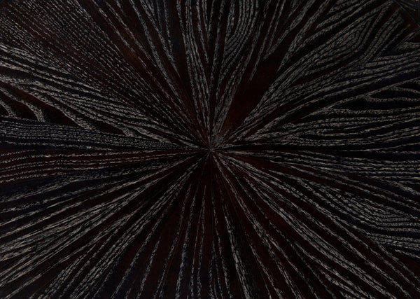 Noir Yehuda Large Side Table - Artisan-Crafted Solid Mindi Wood with Sombre Finish for Modern Spaces AE-82SR