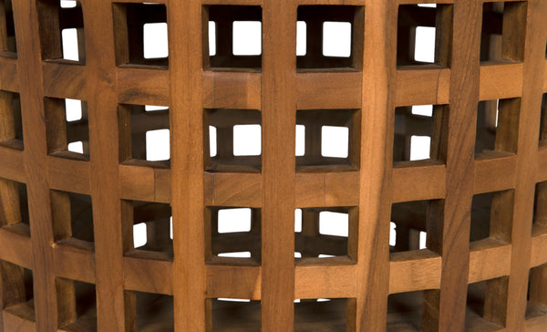 Noir Flynn Side Table - Artisan-Crafted Teak Wood Accent Table for Modern Minimalist Living Spaces AE-97T