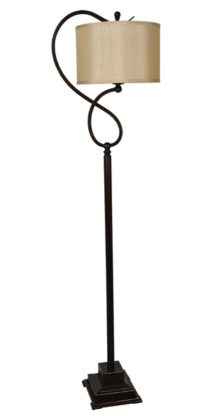 3 Piece Steel Table/Floor Lamp Set AER160BRZG3 Evolution by Crestview Collection