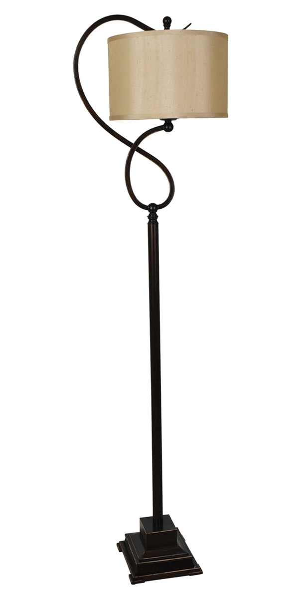 3 Piece Steel Table/Floor Lamp Set AER160BRZG3 Evolution by Crestview Collection