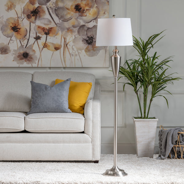 Hockley Metal Floor Lamp AER879BNSNG Evolution by Crestview Collection