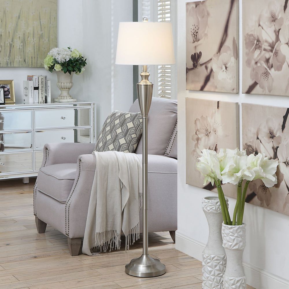 Hockley Metal Floor Lamp AER879BNSNG Evolution by Crestview Collection