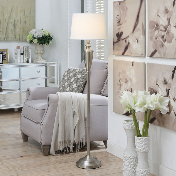 Hockley Metal Floor Lamp AER879BNSNG Evolution by Crestview Collection