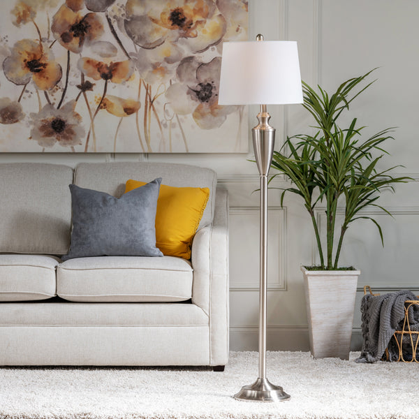 Hockley Metal Floor Lamp AER879BNSNG Evolution by Crestview Collection