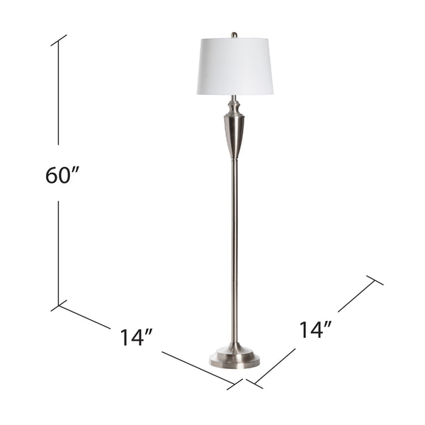 Hockley Metal Floor Lamp AER879BNSNG Evolution by Crestview Collection