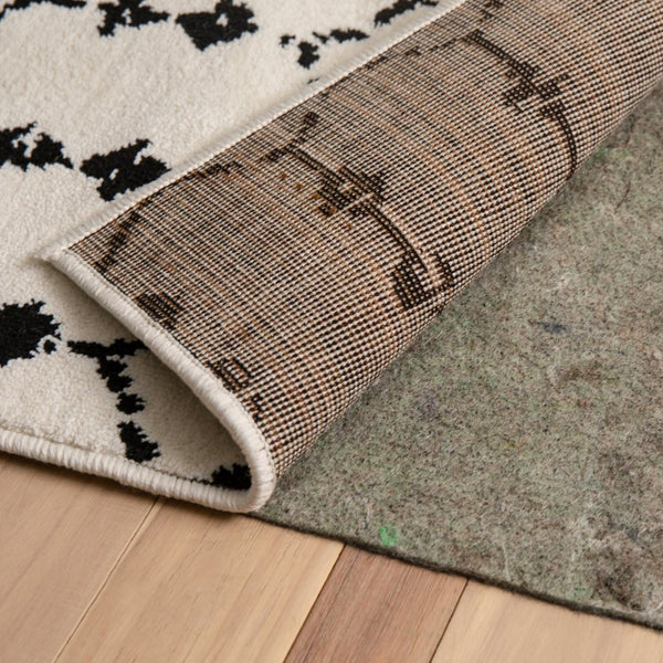 English Elm Minnie Slide-Stop® Non-Slip Cushion Rug Pad for Ultimate Floor Protection and Comfort, 1/4" Thick Gray 4' x 6' AF-A110406F-46-GR-GG