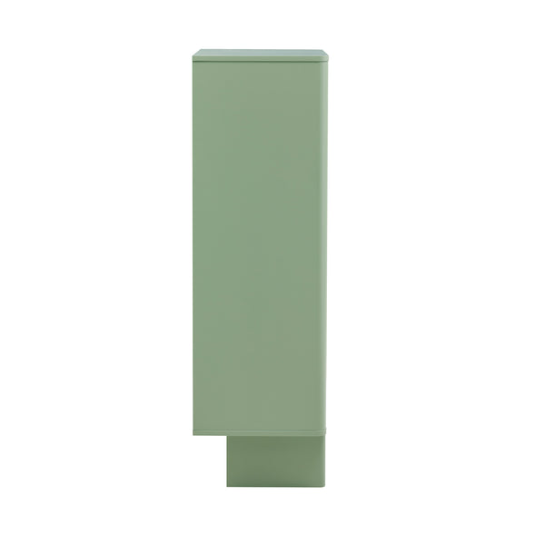 Manhattan Comfort Ella Accent Cabinet - Effortlessly Elegant Storage Solution With Adjustable Shelves For Any Room Sage Green Mdf Af003-gr