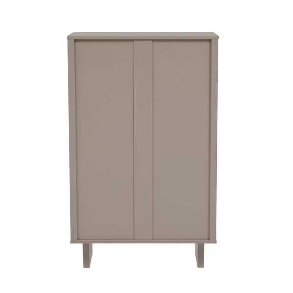 Manhattan Comfort Ella Accent Cabinet - Effortlessly Elegant Storage Solution With Adjustable Shelves For Any Room Mocha Mdf Af003-mo