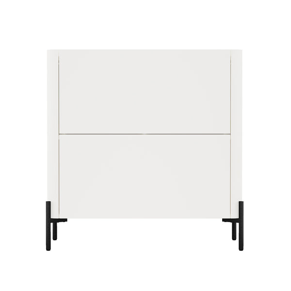 Manhattan Comfort Abbey Accent Cabinet - Elegant Storage Solution With Adjustable Shelves For Stylish Home Organization Maple And Off White Mdp Af004-ow
