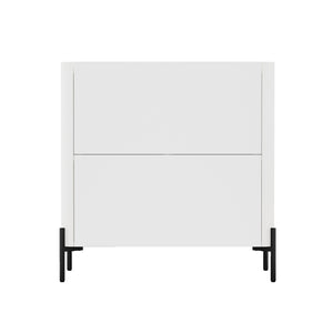Manhattan Comfort Abbey Accent Cabinet - Elegant Storage Solution With Adjustable Shelves For Stylish Home Organization White Mdp Af004-wh