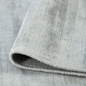 Amer Rugs Affinity Contemporary Striped Hand-woven Area Rug - Elegant Floor Art To Enhance Your Space Silver Viscose Afn10203