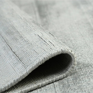 Amer Rugs Affinity Contemporary Striped Hand-woven Area Rug - Elegant Floor Art To Enhance Your Space Silver Viscose Afn10203