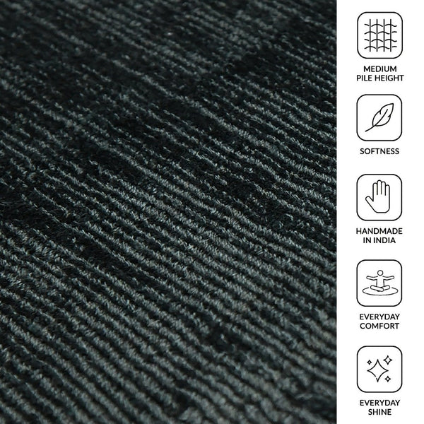 Amer Rugs Affinity Contemporary Striped Hand-woven Area Rug - Elegant Floor Art To Enhance Your Space Stone Gray Viscose Afn120203