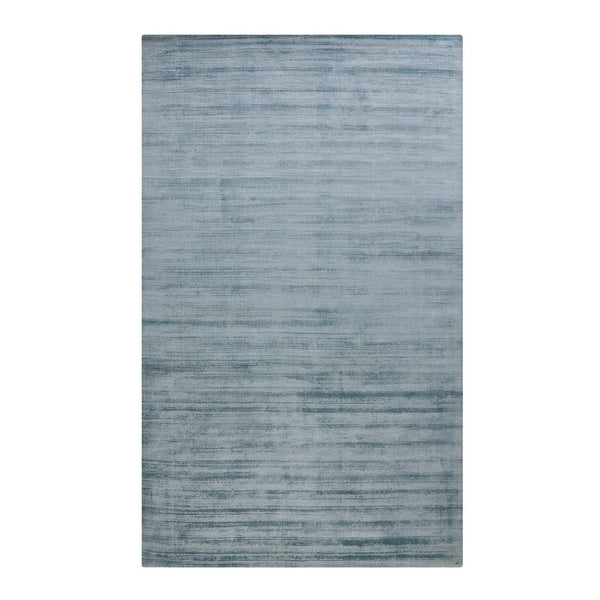 Amer Rugs Affinity Contemporary Striped Hand-woven Area Rug - Elegant Floor Art To Enhance Your Space Light Blue Viscose Afn50203