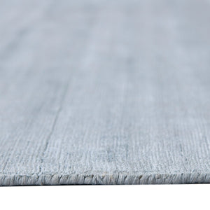 Amer Rugs Affinity Contemporary Striped Hand-woven Area Rug - Elegant Floor Art To Enhance Your Space Light Blue Viscose Afn50203