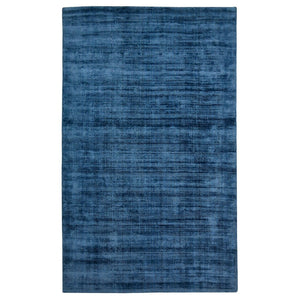 Amer Rugs Affinity Contemporary Striped Hand-woven Area Rug - Elegant Floor Art To Enhance Your Space Blue Sapphire Viscose Afn70203