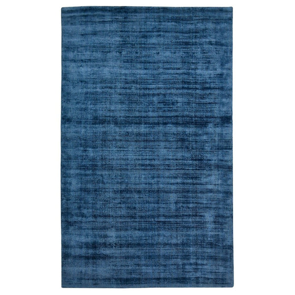 Amer Rugs Affinity Contemporary Striped Hand-woven Area Rug - Elegant Floor Art To Enhance Your Space Blue Sapphire Viscose Afn70203