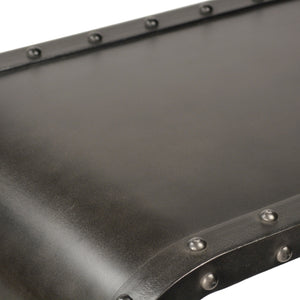 Dovetail Hampton Console Table Gunmetal Finish Iron AG065