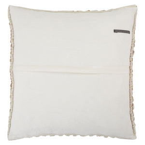 Jaipur Living Jaipur Living Madur Boucle Wool Linen Throw Pillow Cover for Sofa or Bed Tan PLC102347