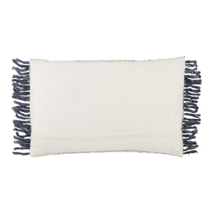 Jaipur Living Jaipur Living Honaz Wool Blend Lumbar Pillow Cover with Fringe Tassel Global Boho PLC102362