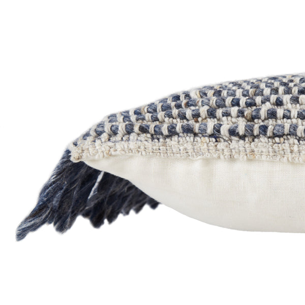 Jaipur Living Jaipur Living Honaz Wool Blend Lumbar Pillow Cover with Fringe Tassel Global Boho PLC102362