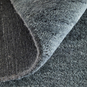 Feizy Rugs Agape Hand Knotted Wool Abstract Area Rug Organic Gray Ivory Living Room Accent 5'6" x 8'6" AGP69H6FCHL000E50