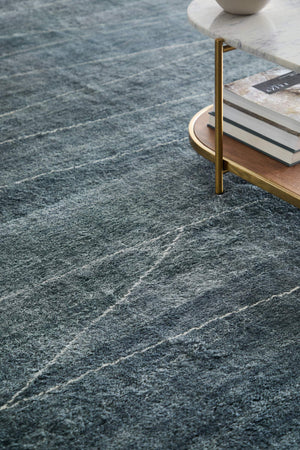 Feizy Rugs Agape Hand Knotted Wool Abstract Area Rug Organic Gray Ivory Living Room Accent 5'6" x 8'6" AGP69H6FCHL000E50
