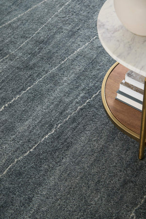 Feizy Rugs Agape Hand Knotted Wool Abstract Area Rug Organic Gray Ivory Living Room Accent 5'6" x 8'6" AGP69H6FCHL000E50