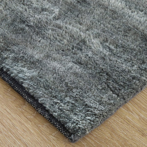 Feizy Rugs Agape Hand Knotted Wool Abstract Area Rug Organic Gray Ivory Living Room Accent 5'6" x 8'6" AGP69H6FCHL000E50