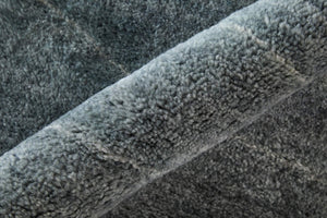 Feizy Rugs Agape Hand Knotted Wool Abstract Area Rug Organic Gray Ivory Living Room Accent 5'6" x 8'6" AGP69H6FCHL000E50