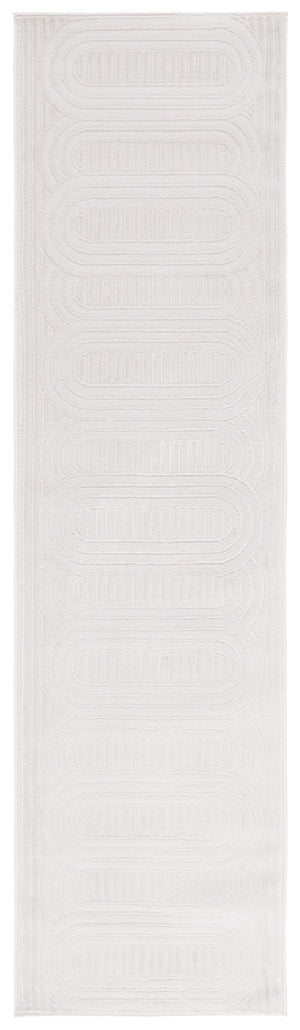 Safavieh Archway 802 Power Loomed Modern Rug Ivory / Ivory 35% Polypropylene, 35% Polyester, 30% Cotton