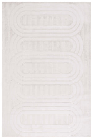 Safavieh Archway 802 Power Loomed Modern Rug Ivory / Ivory 35% Polypropylene, 35% Polyester, 30% Cotton