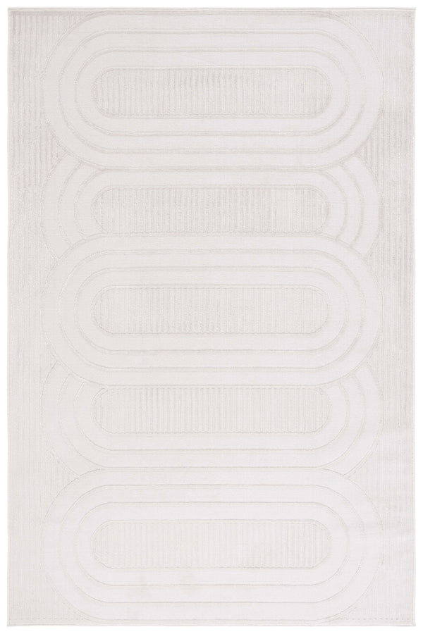 Safavieh Archway 802 Power Loomed Modern Rug Ivory / Ivory 35% Polypropylene, 35% Polyester, 30% Cotton