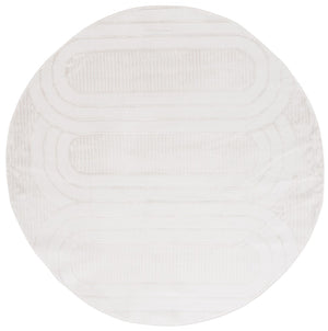 Safavieh Archway 802 Power Loomed Modern Rug Ivory / Ivory 35% Polypropylene, 35% Polyester, 30% Cotton