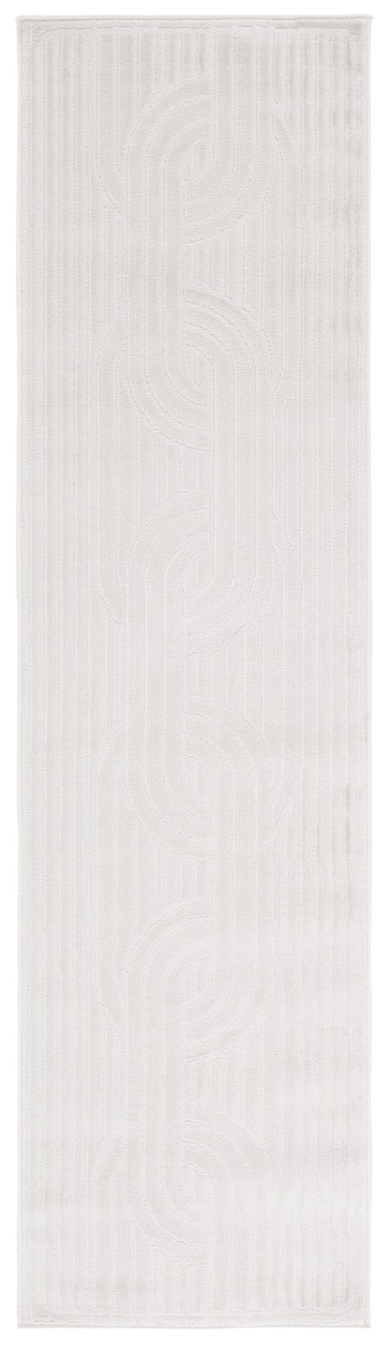 Safavieh Archway 804 Power Loomed Modern Rug Ivory / Ivory 35% Polypropylene, 35% Polyester, 30% Cotton