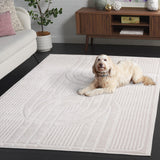 Safavieh Archway 804 Power Loomed Modern Rug Ivory / Ivory 35% Polypropylene, 35% Polyester, 30% Cotton