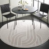 Safavieh Archway 804 Power Loomed Modern Rug Ivory / Ivory 35% Polypropylene, 35% Polyester, 30% Cotton